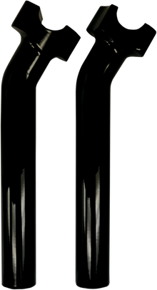 DRAG SPECIALTIES Buffalo Billet Aluminum Handlebar Risers - 9-1/2" - Black 0602-0522