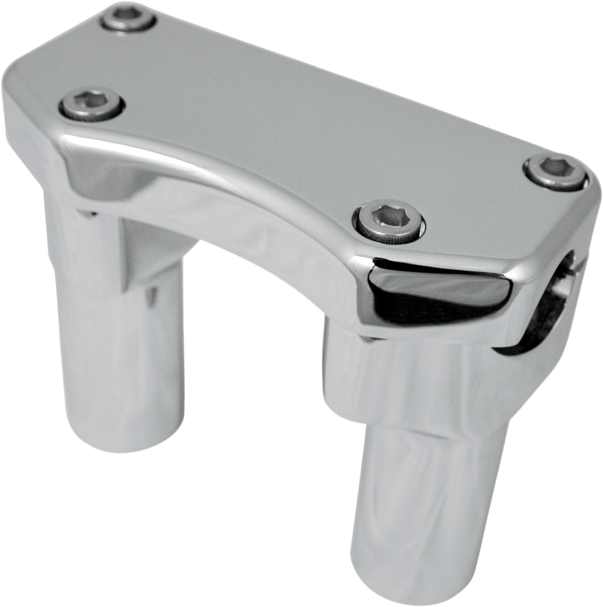 DRAG SPECIALTIES Handlebar Riser & Top Clamp Kit - 3" - Buffalo - Chrome 0602-0586