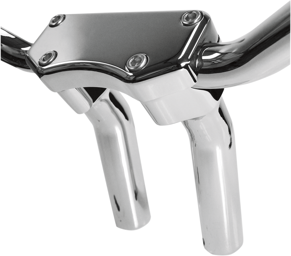 DRAG SPECIALTIES Handlebar Riser & Top Clamp Kit - 5-1/2" - Buffalo - Chrome 0602-0590