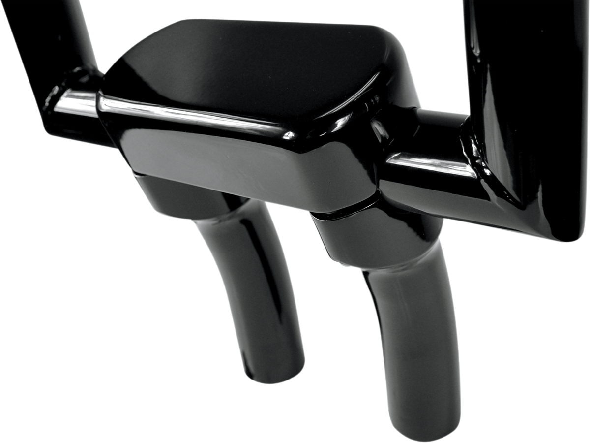 DRAG SPECIALTIES Handlebar Riser & Top Clamp Kit - 5-1/2" - Big Buffalo - Black 0602-0607