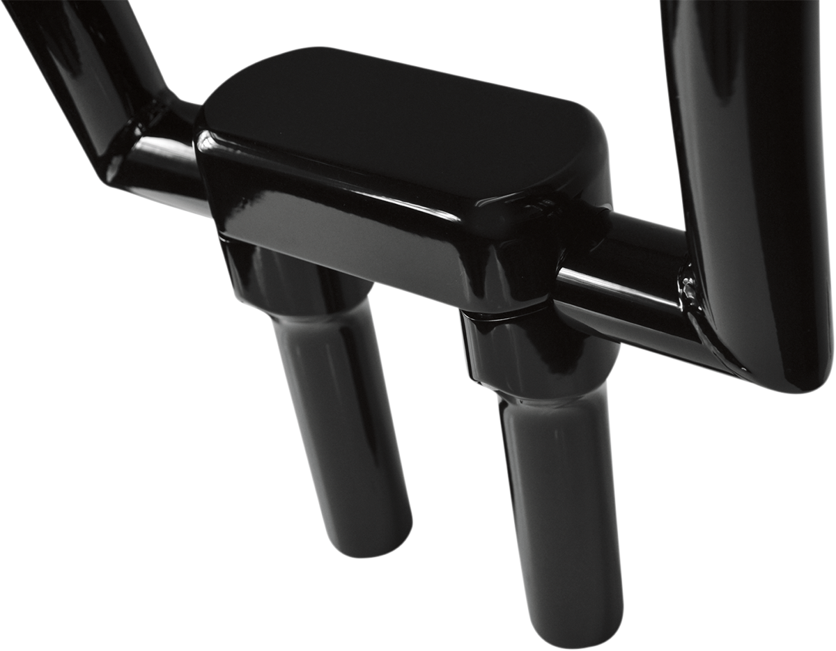 DRAG SPECIALTIES Handlebar Riser & Top Clamp Kit - 6" - Big Buffalo - Black 0602-0609