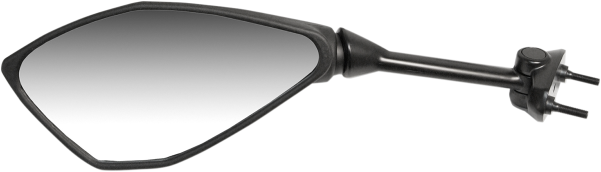 EMGO Mirror - Side View - Polygon - Black - Left 20-49302