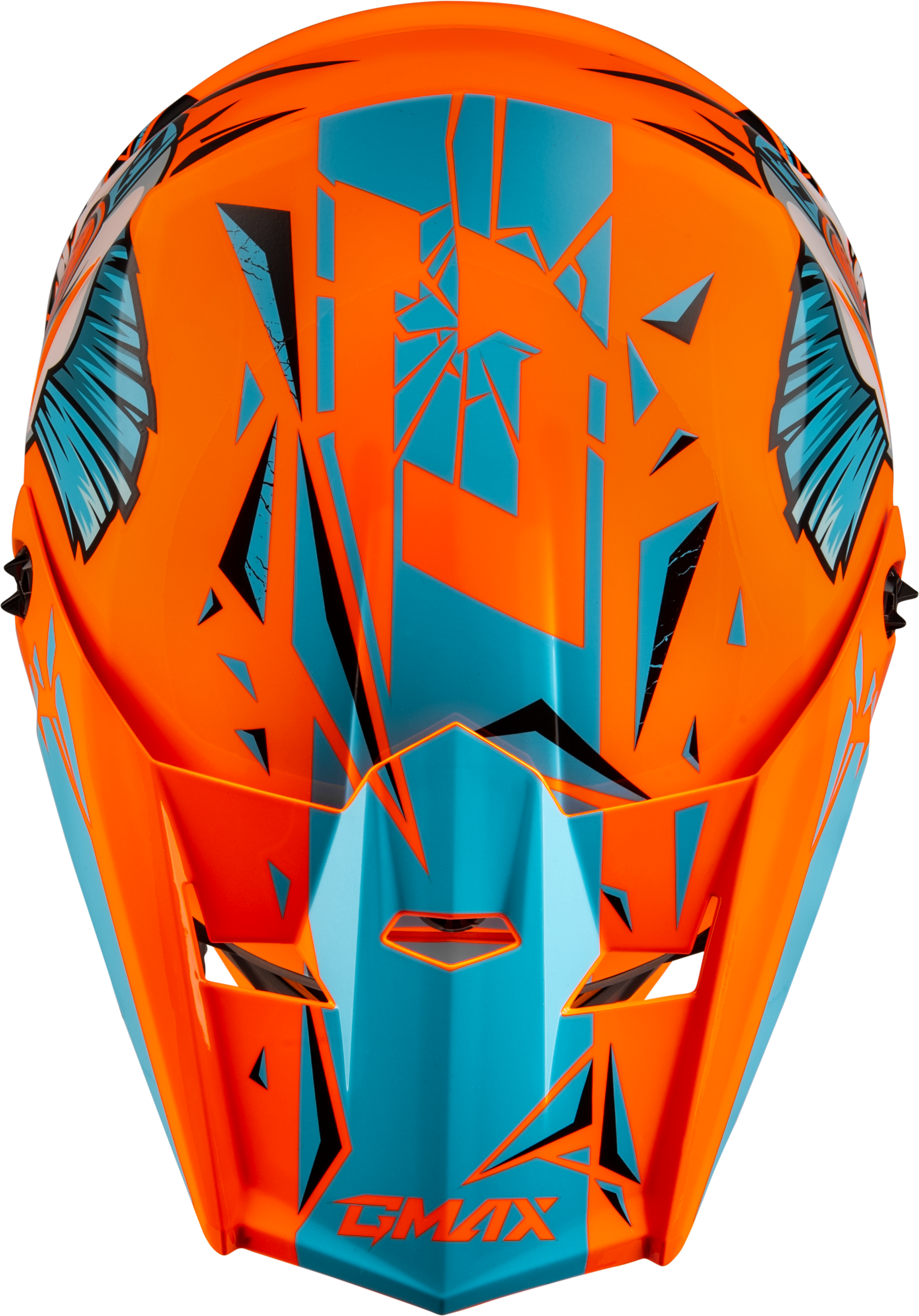 Youth Mx 46y Unstable Helmet Hi Vis Orange/Blue Ym