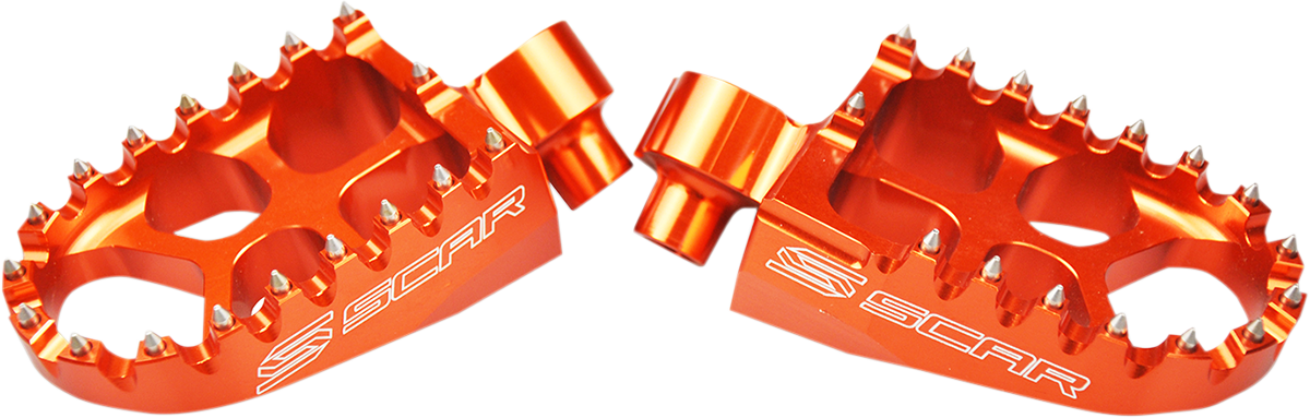 SCAR RACING Evolution Foot Pegs - Orange - Husqvarna/KTM S5585OR