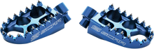 SCAR RACING Evolution Foot Pegs - Blue - Kawasaki KX S3512B