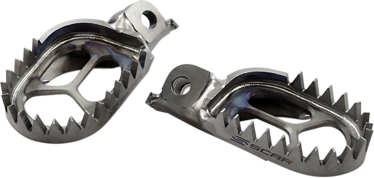 SCAR RACING Titanium Foot Pegs - Beta/Gas Gas/Husaberg/Husqvarna/KTM/Sherco S5516