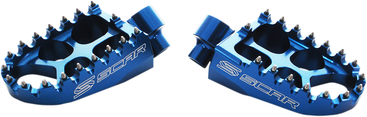 SCAR RACING Evolution Foot Pegs - Blue - Husqvarna/KTM/Gas Gas S5511B