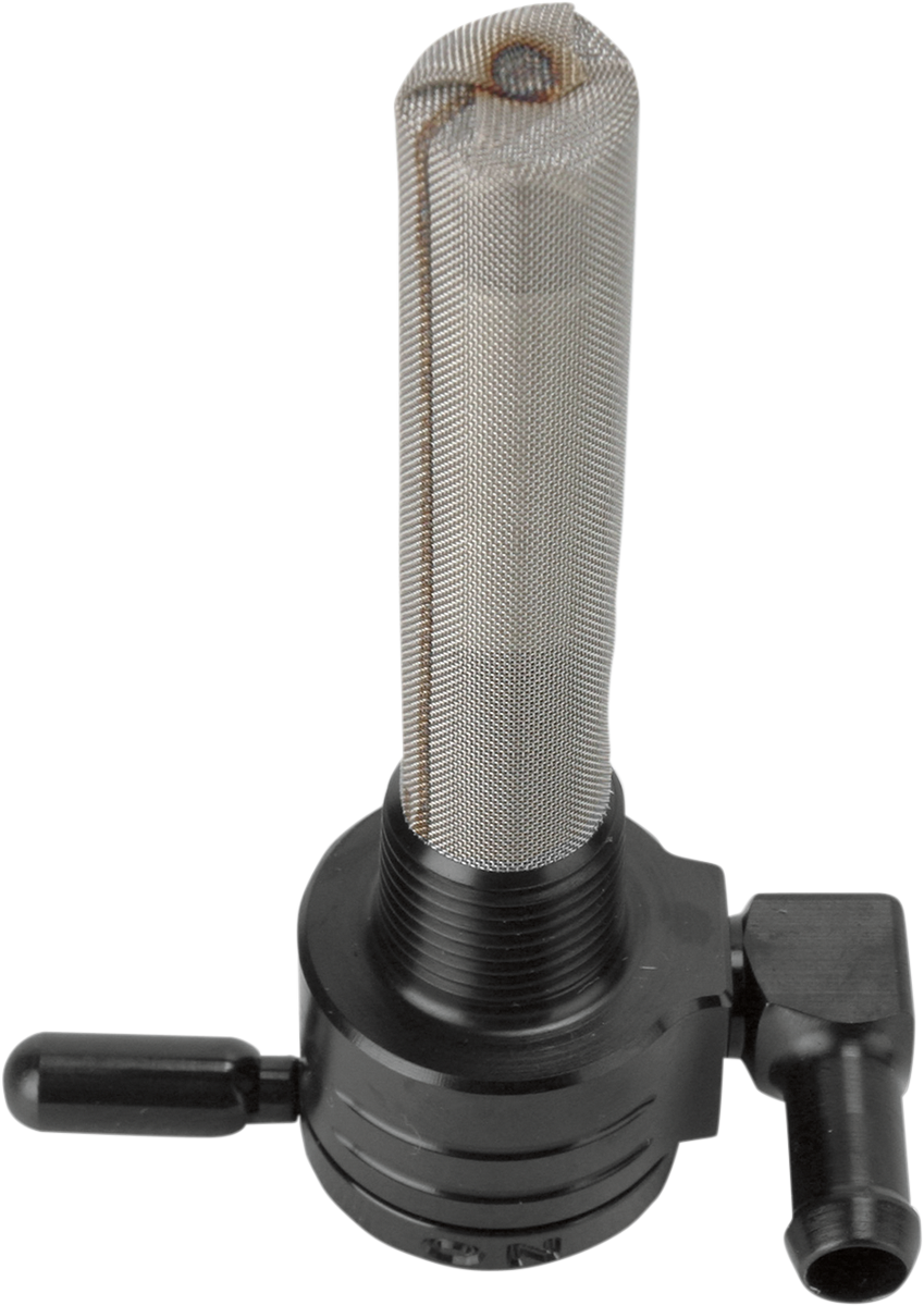 GOLAN PRODUCTS "Click-Slick" Fuel Petcock - Backward - Black - 3/8" NPT 75-516B-BLK