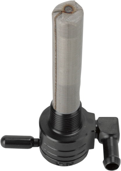 GOLAN PRODUCTS "Click-Slick" Fuel Petcock - Backward - Black - 3/8" NPT 75-516B-BLK