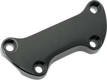 DRAG SPECIALTIES Handlebar Clamp - Smooth - Black 03-0607-NU
