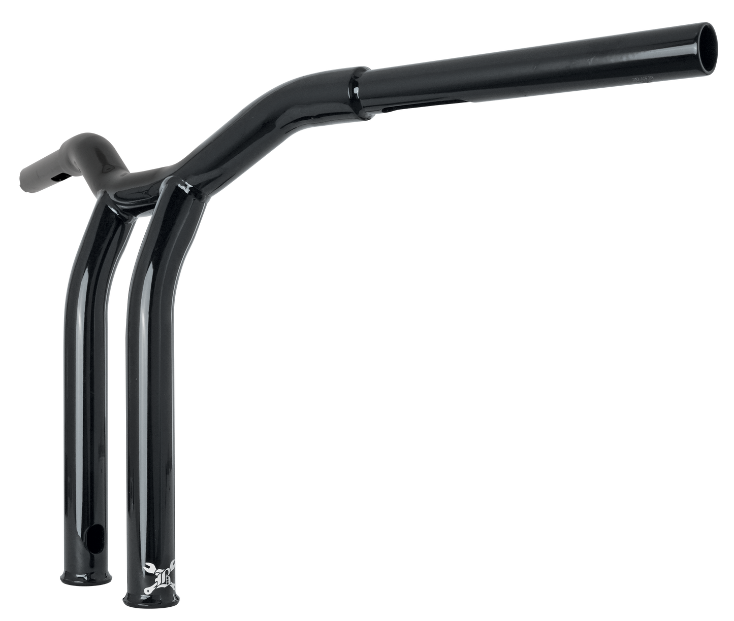 Dominator Raked Bar 12" 1.25" Gloss Black