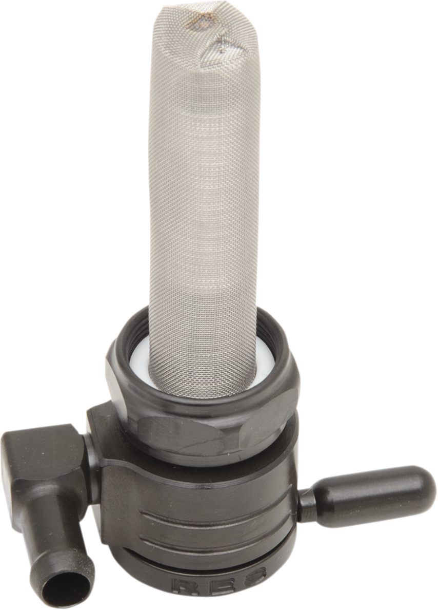 GOLAN PRODUCTS "Click-Slick" Fuel Petcock - Forward - Black - 22mm 76-312F-BLK