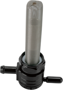 GOLAN PRODUCTS "Click-Slick" Fuel Petcock - Straight - Black - 22mm 76-312S-BLK
