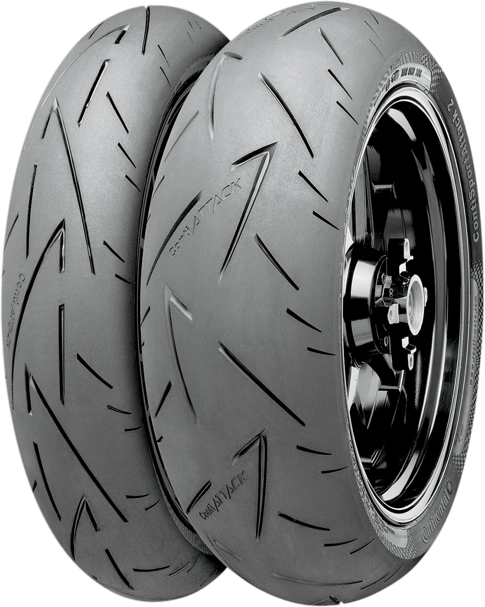 CONTINENTAL Tire - ContiSportAttack 2 - Rear - 190/50ZR17 - (73W) 02440120000
