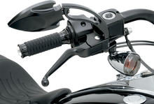 DRAG SPECIALTIES Wide Blade Lever Set - Black H07-0574-BLK