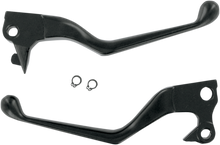DRAG SPECIALTIES Wide Blade Lever Set - Black H07-0575-BLK