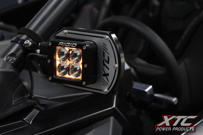 Side Mirrors W/2.00 Clamp Roll Cage Bar Clamp 2.00