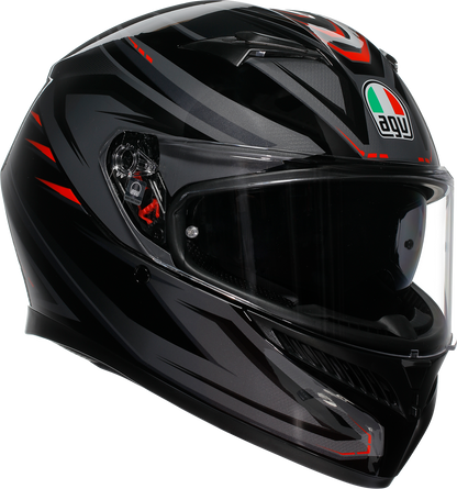 AGV K3 Helmet - Syth - Black/Red - Medium 2118381004-021-M