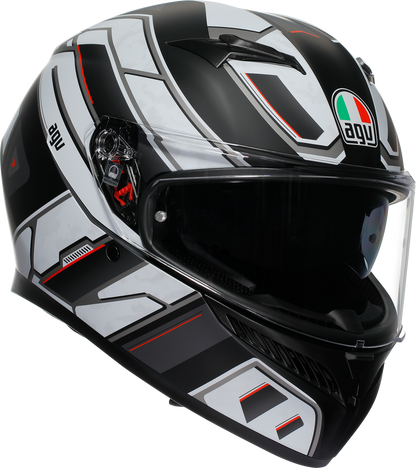 AGV K3 Helmet - Rivia - Matte Black/White - 2XL 2118381004-019-XXL