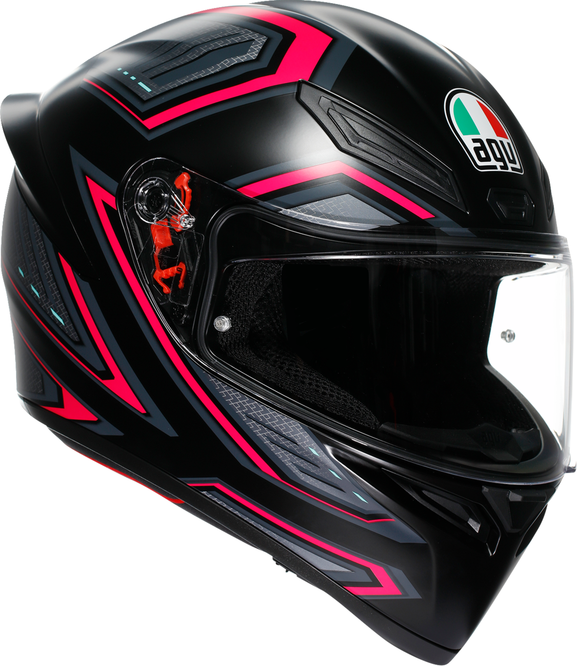 AGV K1 S Helmet - Sling - Matte Black/Pink - 2XL 2118394003-063-XXL