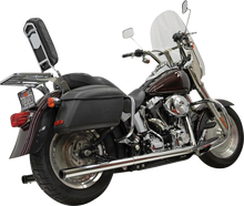 BASSANI XHAUST 2-into-2 True Dual Drag Pipe Exhaust System - Chrome - Twin Cam - Softail 1S98P