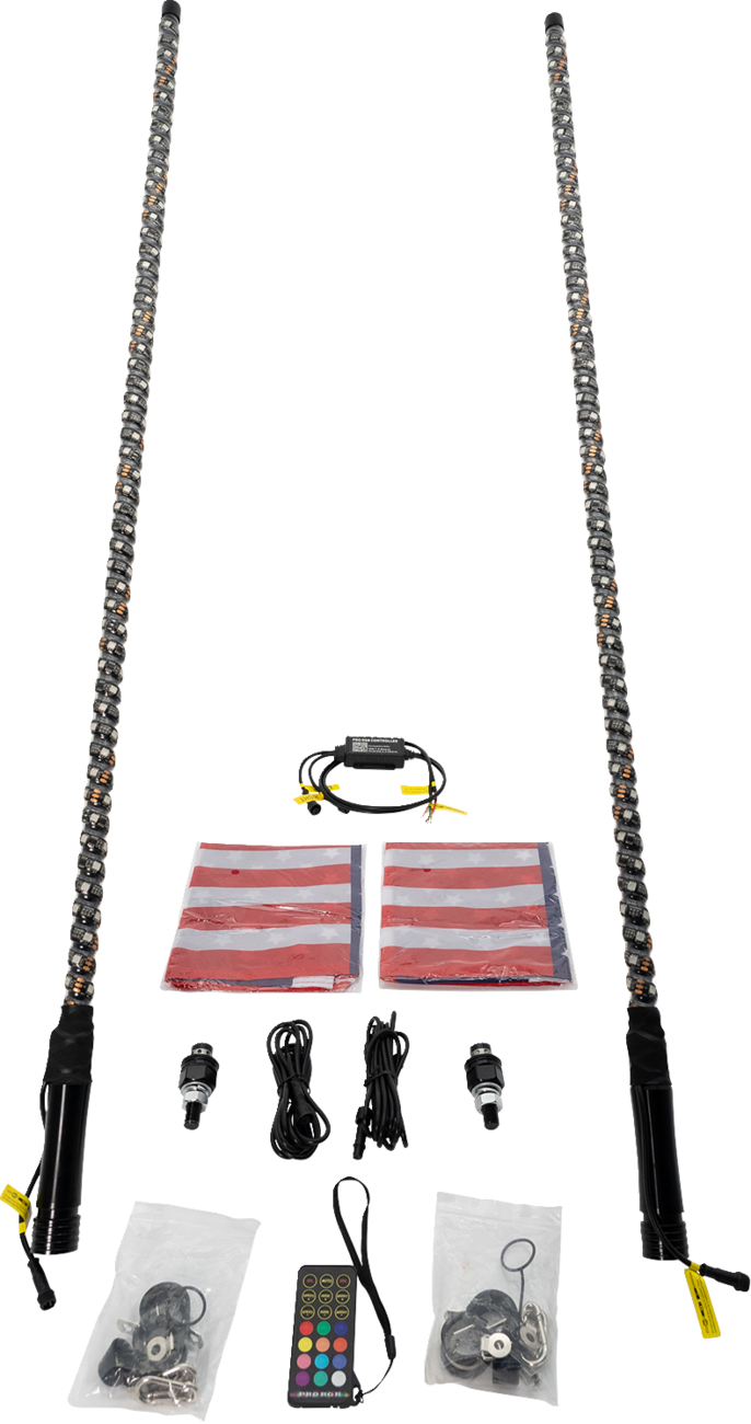 BRITE-LITES Whip Light - Multi-Function - 4' - Pair BL-WPEKIT4