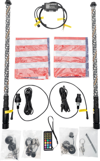 BRITE-LITES Whip Light - 2' - Quick Connect - Pair BL-WPSKIT2