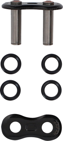 EK 525 L3D - Connecting Link - Rivet - Black 525L3D-MLJK