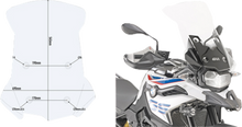 GIVI Windshield - Clear - BMW D5127ST
