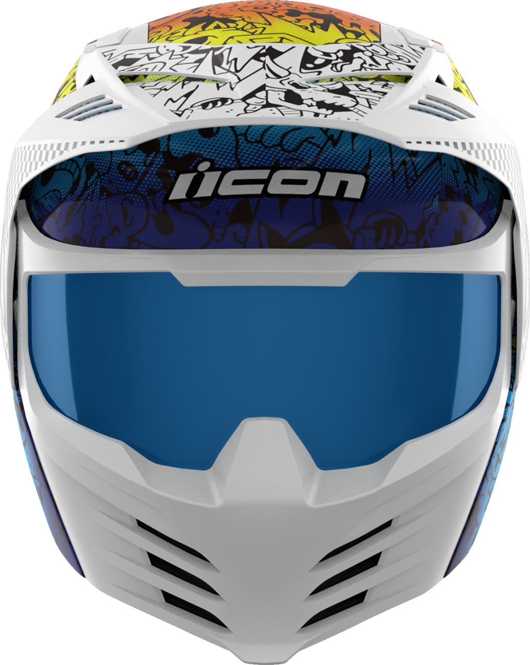 ICON Elsinore™ Helmet - Doodle 3 - White - Medium 0104-3439