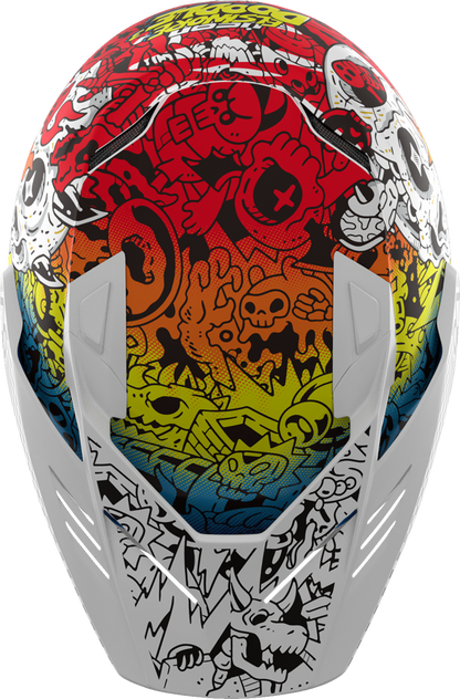 ICON Elsinore™ Helmet - Doodle 3 - White - XL 0104-3441