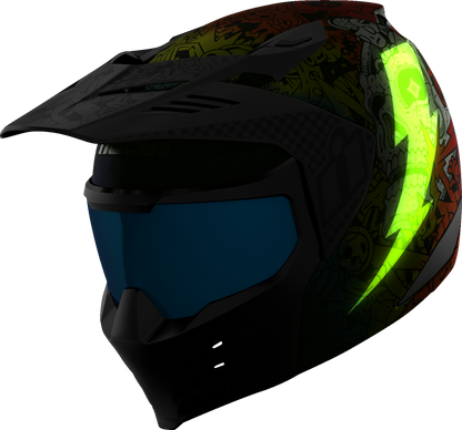 ICON Elsinore™ Helmet - Doodle 3 - White - XS 0104-3437