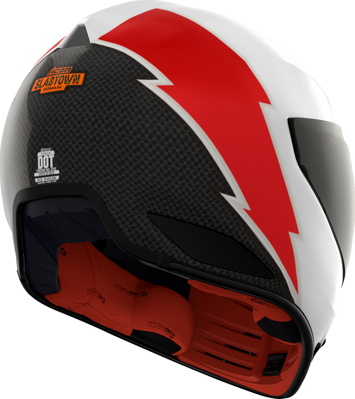 ICON Domain™ Helmet - Slabtown - White - Large 0101-17881
