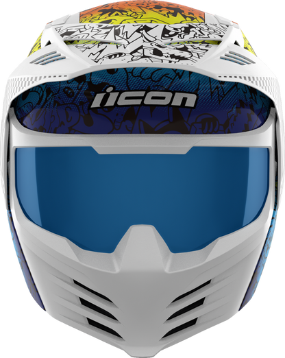 ICON Elsinore™ Helmet - Doodle 3 - White - Large 0104-3440