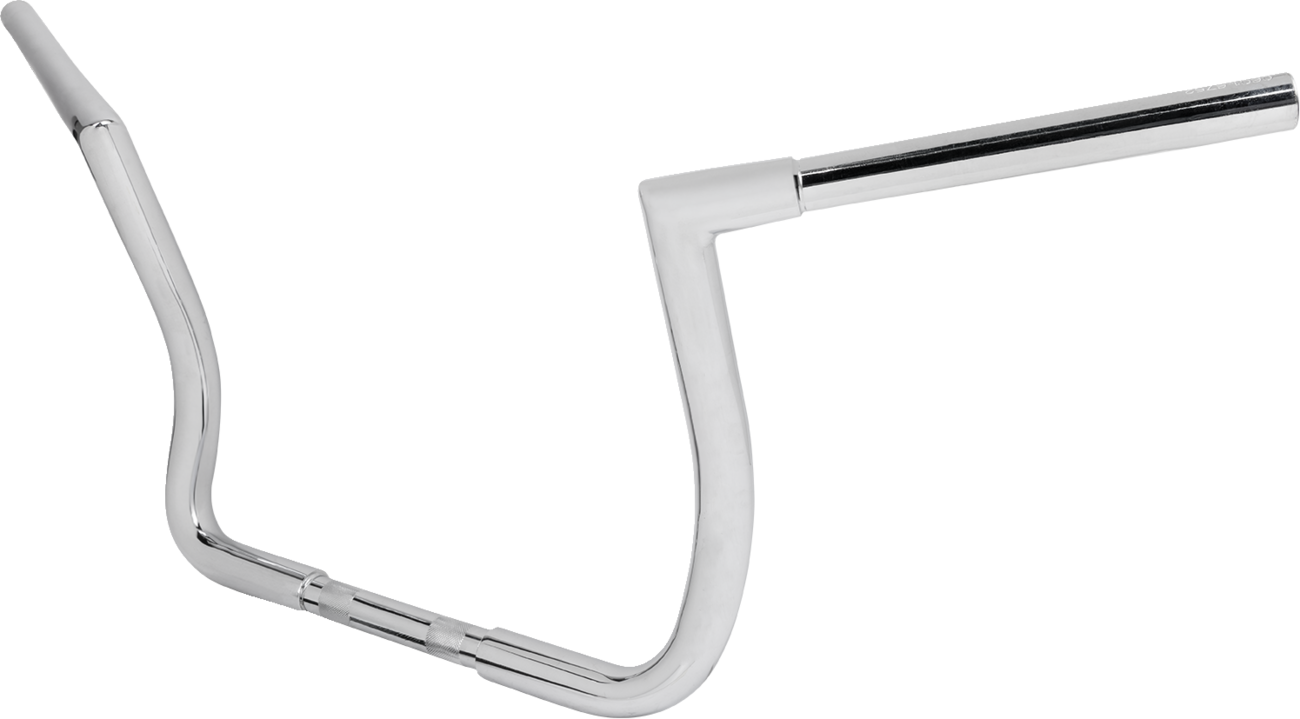 LA CHOPPERS Pre-Wired Twin Peaks Handlebar - 1-1/4" x 12" - Chrome LA-7367-12W