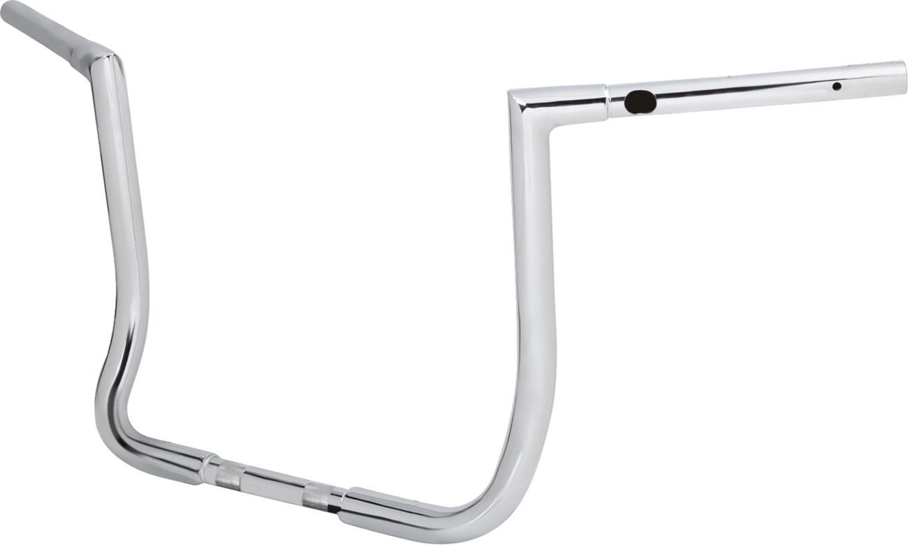 LA CHOPPERS Pre-Wired Twin Peaks Handlebar - 1-1/4" x 14" - Chrome LA-7367-14W