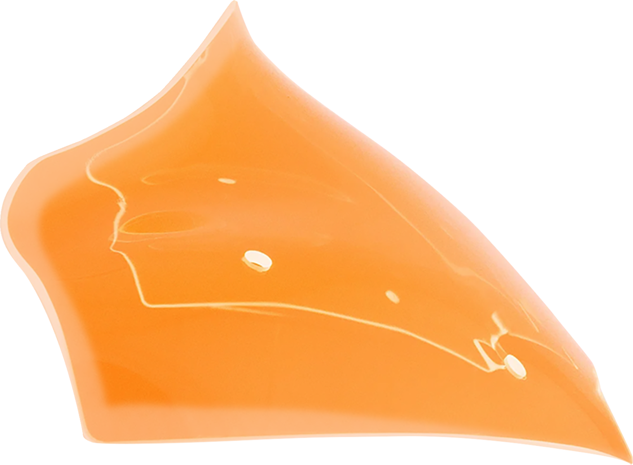 KLOCK WERKS Kolor Flare™ Sport Windshield - 8" - Orange Ice KWW-01-0751