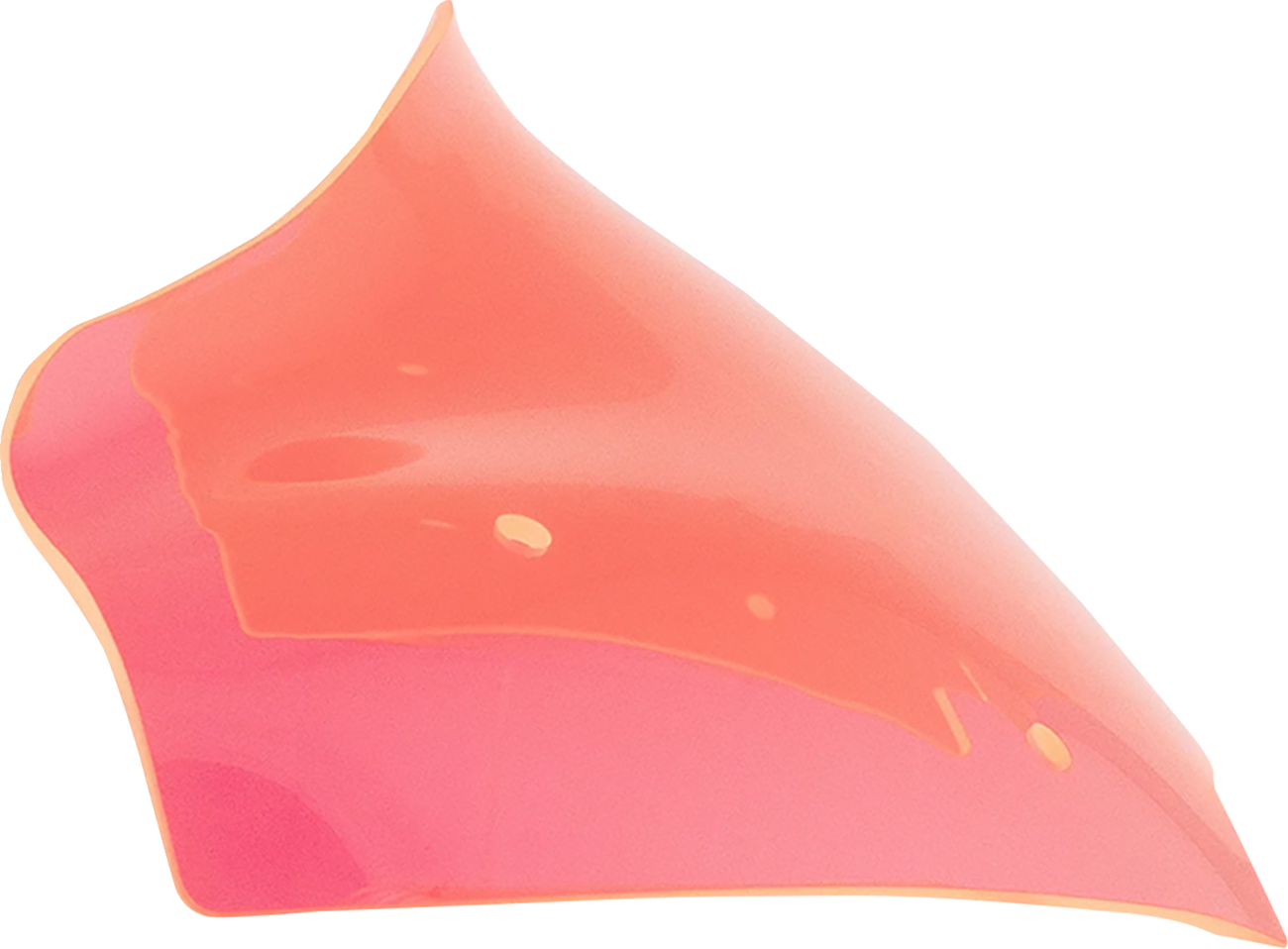 KLOCK WERKS Kolor Flare™ Windshield - 10" - Pink Ice KWW-01-0750