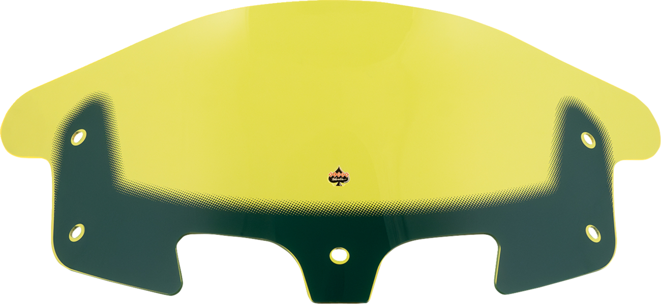KLOCK WERKS Kolor Flare™ Windshield - 10" - Yellow Ice KWW-04-0633