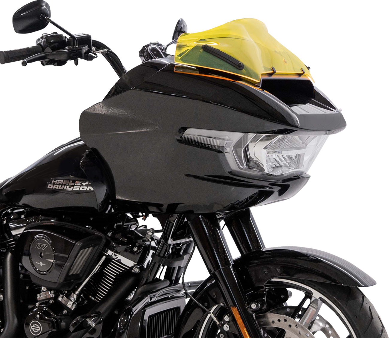 KLOCK WERKS Kolor Flare™ Sport Windshield - 8" - Yellow Ice KWW-01-0752