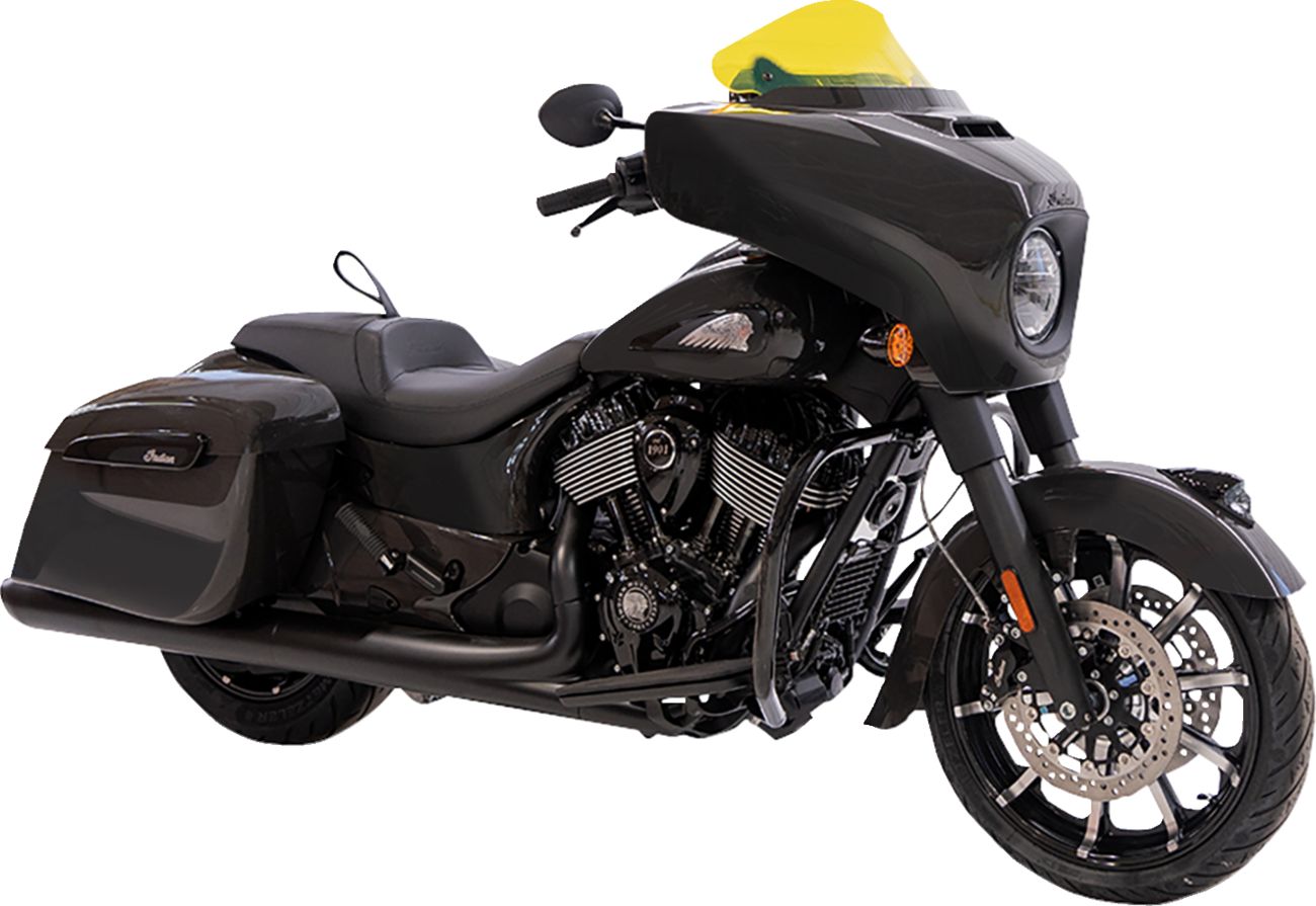 KLOCK WERKS Kolor Flare™ Windshield - 10" - Yellow Ice KWW-04-0633