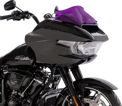 KLOCK WERKS Kolor Flare™ Sport Windshield - 8" - Purple - FLTRX KWW-01-0760