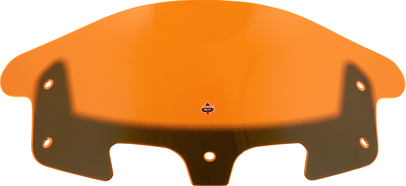 KLOCK WERKS Kolor Flare™ Windshield - 10" - Orange Ice KWW-04-0632