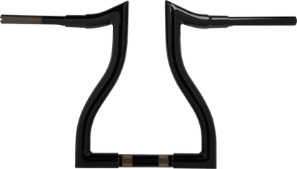 LA CHOPPERS Pre-Wired Hammerhead Handlebar - 14" - Black LA-7316-14BW