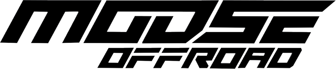 MOOSE OFFROAD Decal - Moose Corporate Stacked - Black - 10 Pack 4320-2633