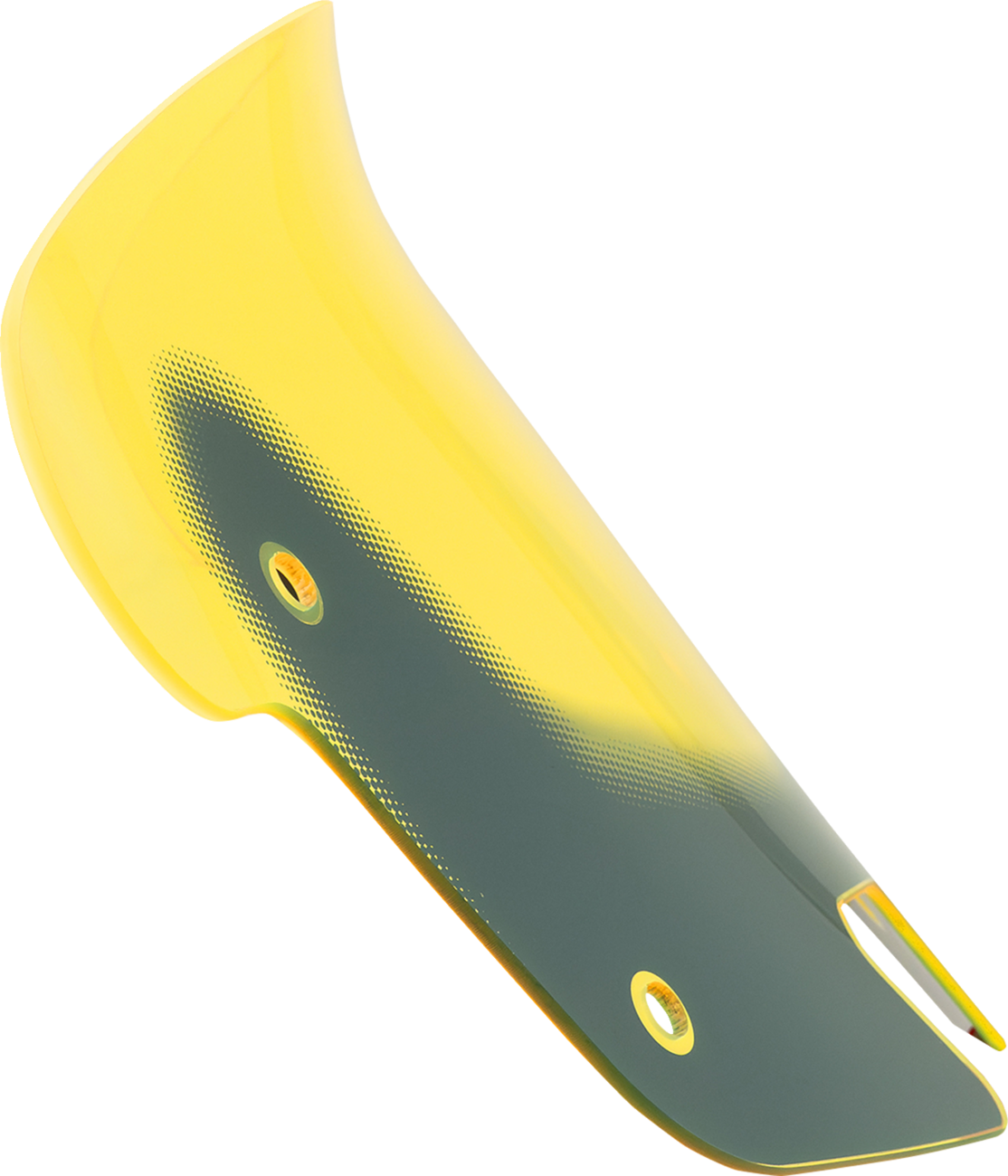 KLOCK WERKS Kolor Flare™ Windshield - 10" - Yellow Ice KWW-04-0633