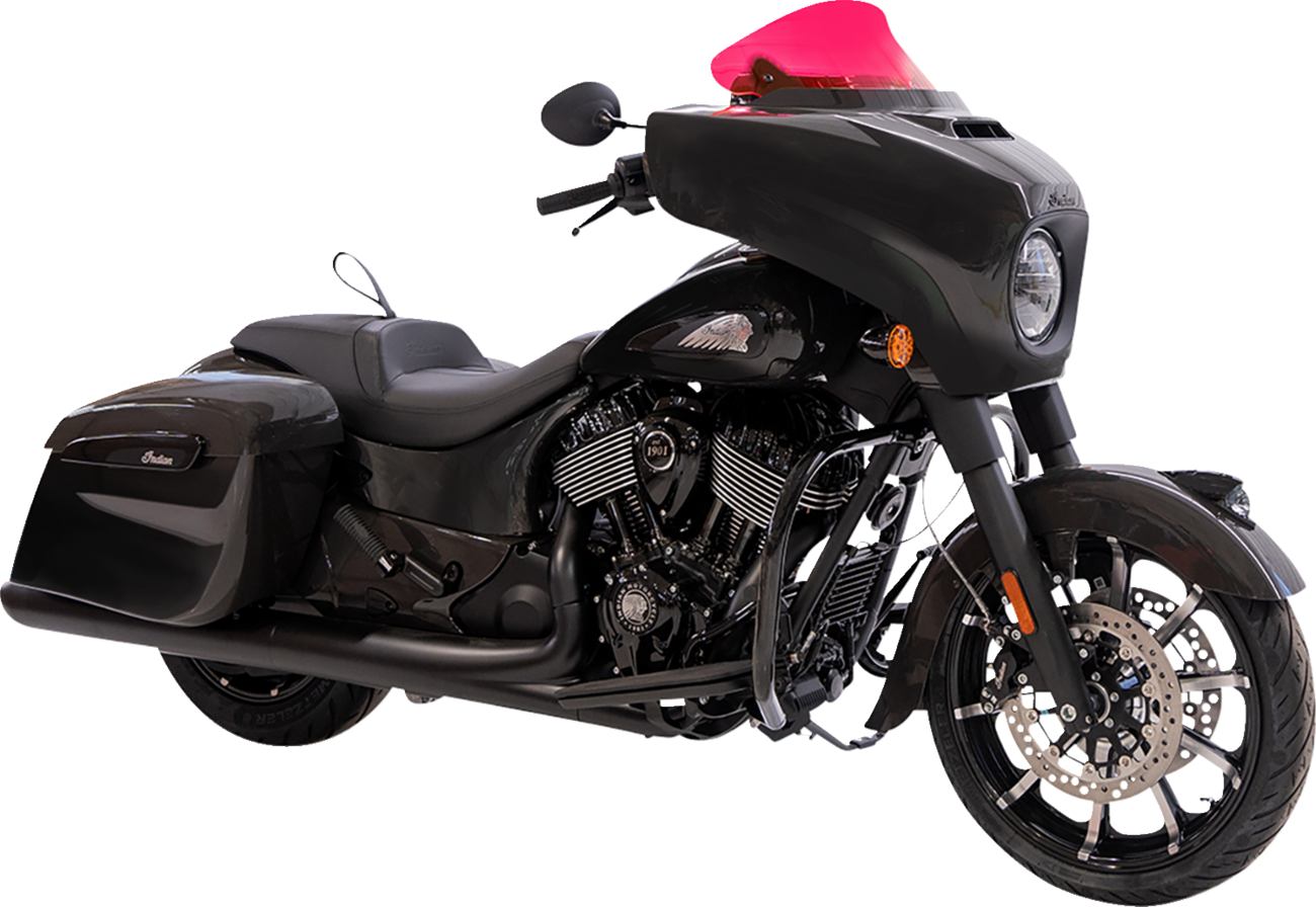 KLOCK WERKS Kolor Flare™ Windshield - 10" - Pink Ice KWW-04-0631
