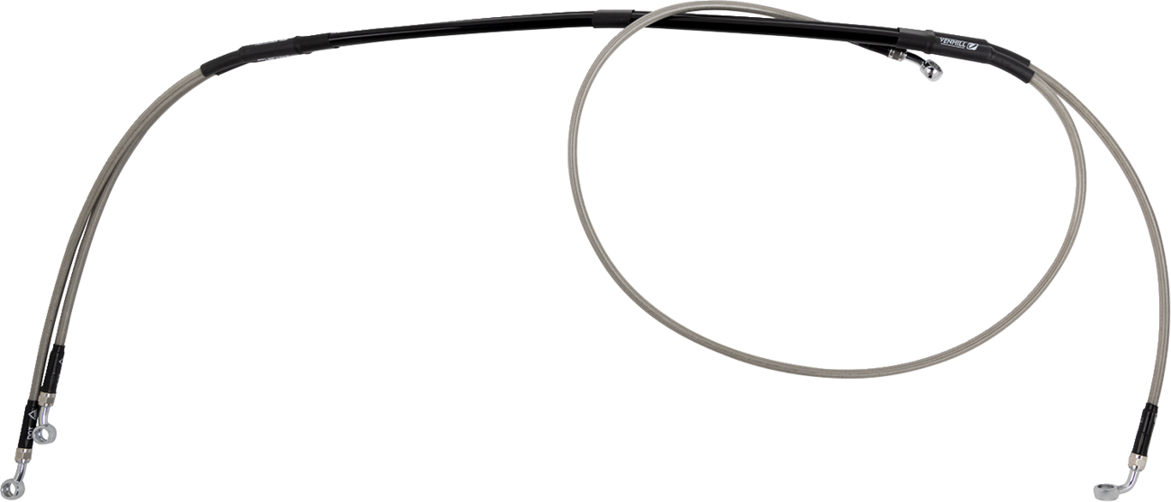 MOOSE OFFROAD Brake Line Pair - Stainless Steel B05-1-019/P