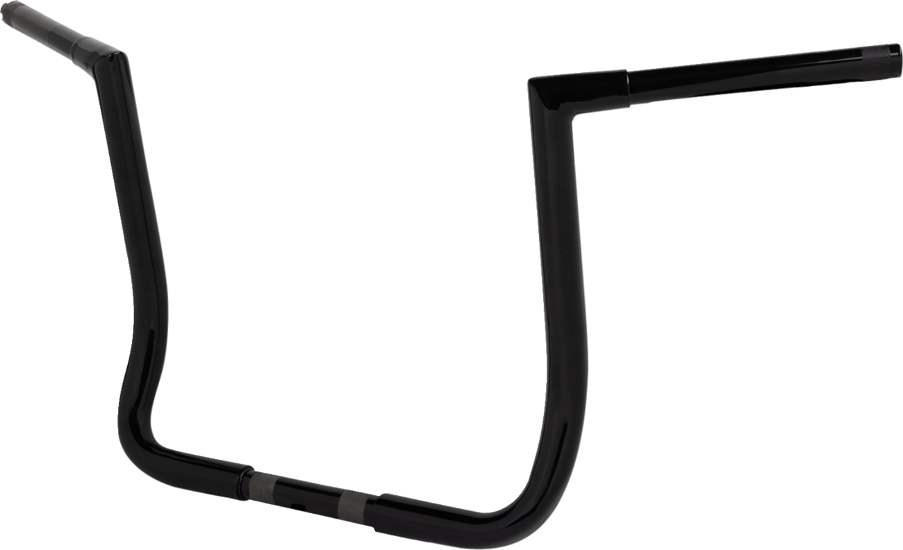 LA CHOPPERS Pre-Wired Twin Peaks Handlebar - 1-1/4" x 14" - Black LA-7361-14BW