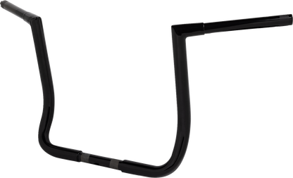 LA CHOPPERS Pre-Wired Twin Peaks Handlebar - 1-1/4" x 14" - Black LA-7361-14BW